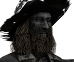 Barbossa (Undead, High-Poly)