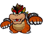 Paper Bowser (Second Form) Trophy