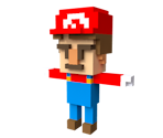 Mario (William Santacruz-inspired Voxel)