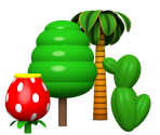 Mario Kart 64 Plants