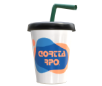 Cup with Straw