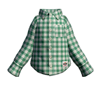 Green-Check Shirt