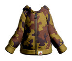 Camo Zip Hoodie