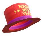 Red New Year's Hat