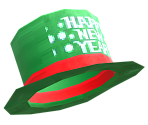 Green New Year's Hat