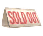 Sold Out Sign