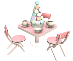 Lola Macarons Table