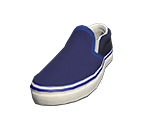 Blue Slip-Ons