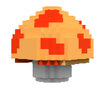 Super Mushroom (Super Mario Bros., Voxel)