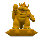 Golden Bowser Statue