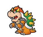 Paper Bowser Trophy