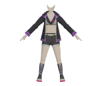 Hinata Outfit 3 (Purple Leaves)
