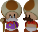 Toadsworth (Paper Mario style)