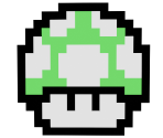 1-Up Mushroom (8-Bit)