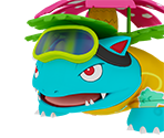 #0003 Venusaur (Beach Style)