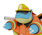 #0009 Blastoise (Firefighter Style)