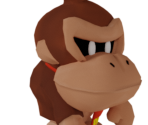 Donkey Kong (Paper Mario style)