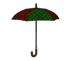 Tartan-Check Umbrella