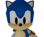 Sonic (Adventure 2, Paper Mario style)