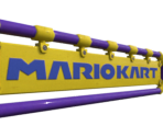 Wario Stadium Start Sign