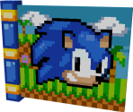 Sonic Flag (Minecraft Hive Event Recreation)