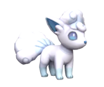 #037 Vulpix (Alolan, Low-poly)