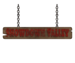 Showdown Valley Sign