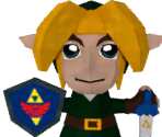 Adult Link Ocarina of Time Plush (Takara 1998)