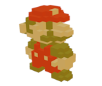 Mario (Super Mario Bros., Voxel)