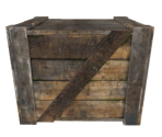 Brown Wood Crate