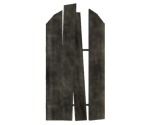 Damaged Dark Wood Door
