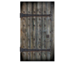 Dark Wood Door