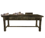 Table with Scrolls