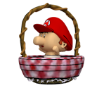 Baby Mario in Basket Figurine (Banpresto, 1995)
