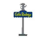 Cafe Rodney Sign