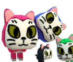 Cats (Bowser's Fury, Plush-style)