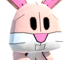 Rabbit (Super Mario 3D World, Plush-style)