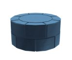 Freezeflame Round Block