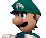 Luigi (PlayStation 1 Style)