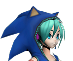 Hatsune Miku (Sonic-Style)