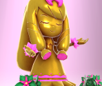 Golden Celestia Statue