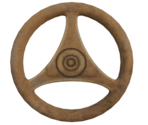 Brass Train Wheel
