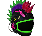Coldplay Mohawk Helmet (Guy Berryman)