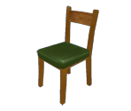 Chair (Green Wooden)